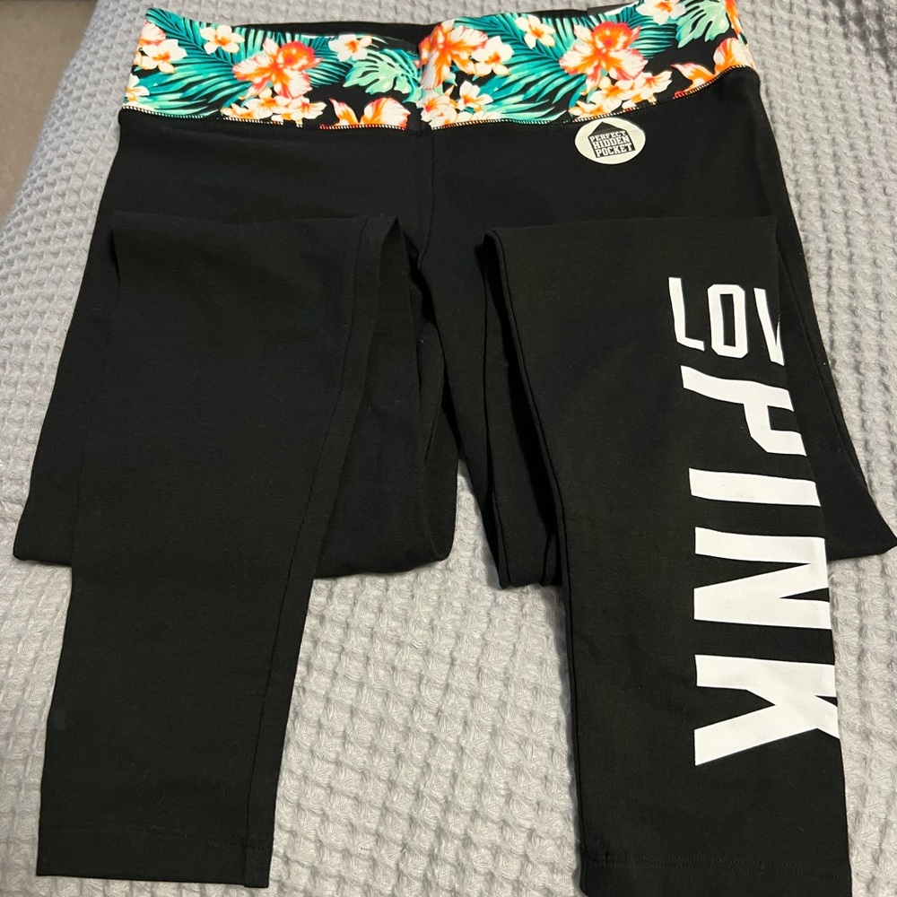 PINK Victoria's Secret Black Leggings